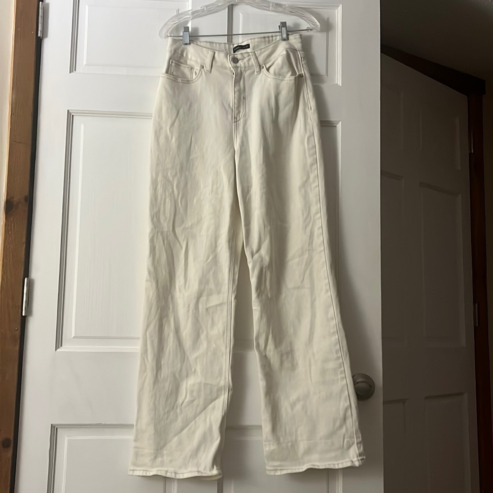 Sincerely Jules White Wide Leg Jeans